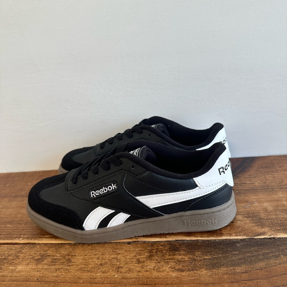 Reebok Kids Black and White Sneakers